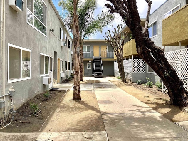 surrounding community with stairway