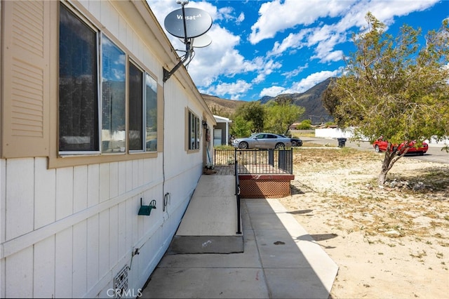 12859 Danbury St, Whitewater, CA 92282 - view of home's exterior featuring a mountain view