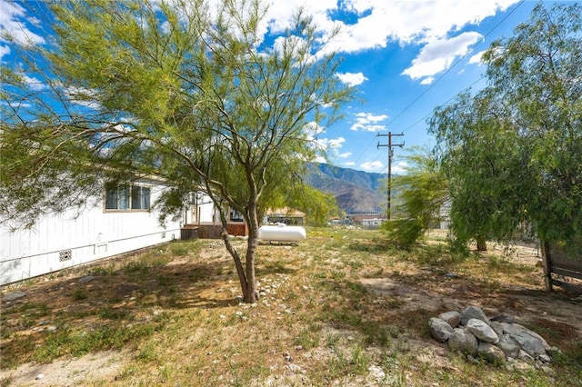 12859 Danbury St, Whitewater, CA 92282 - view of yard with a mountain view