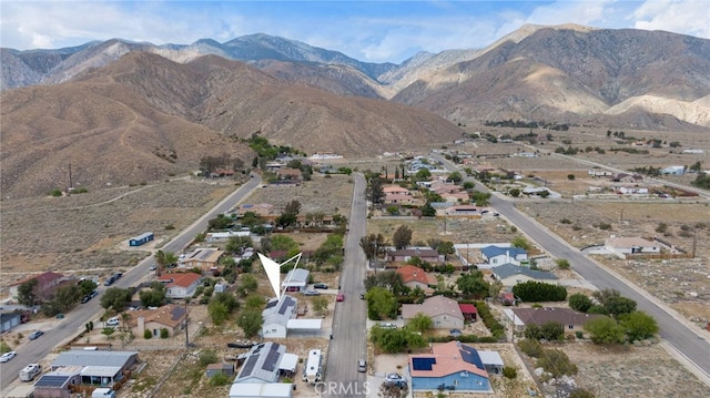 12859 Danbury St, Whitewater, CA 92282 - aerial view of property and surrounding area with mountains