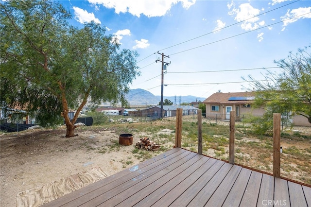 12859 Danbury St, Whitewater, CA 92282 - deck featuring a mountain view
