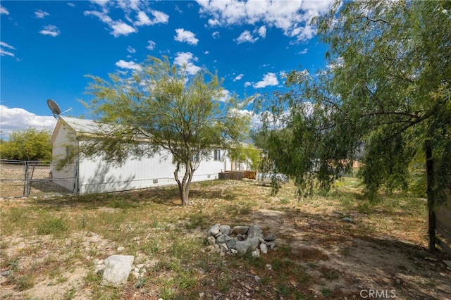 12859 Danbury St, Whitewater, CA 92282 - view of yard with fence