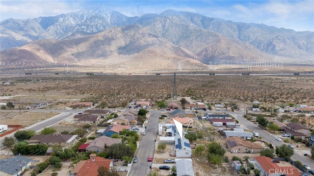 12859 Danbury St, Whitewater, CA 92282 - aerial perspective of suburban area featuring mountains