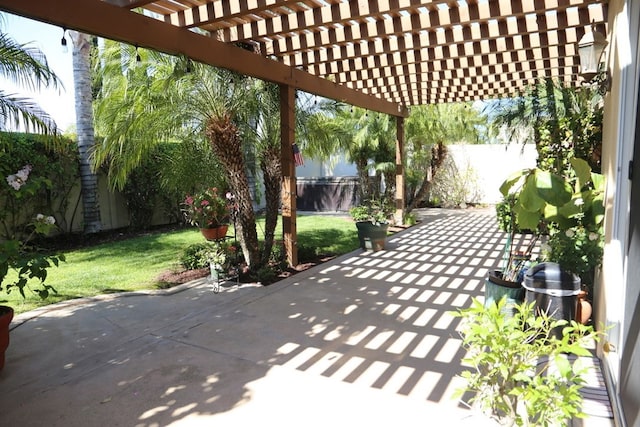 1730 W Alps Dr, Upland, CA 91784 - view of patio with a pergola
