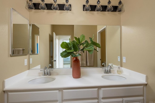 1185 Parkview Dr, Oceanside, CA 92057 - full bath with double vanity and a sink