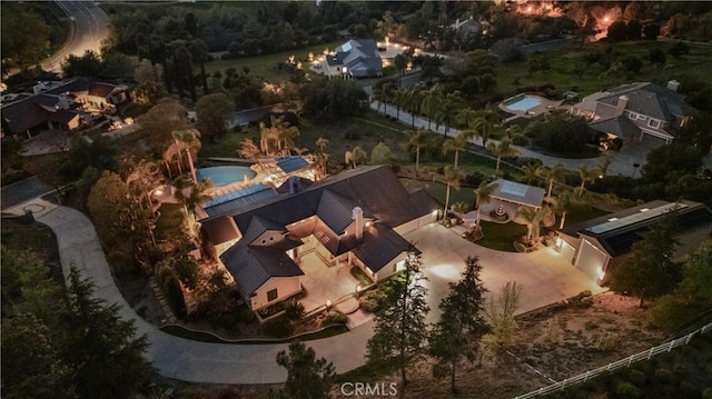 3988 Keri Way, Fallbrook, CA 92028 - aerial view of property's location featuring a pool area