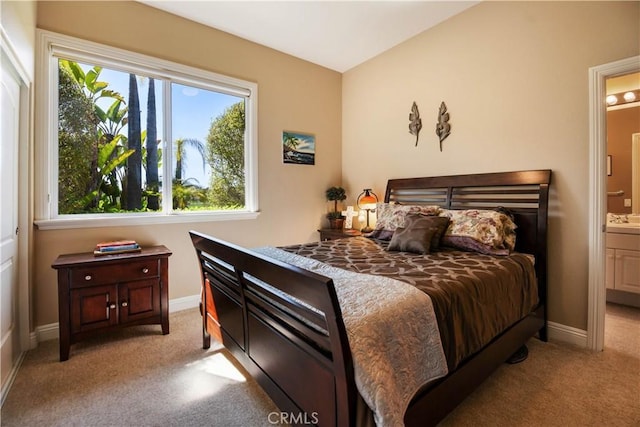 3988 Keri Way, Fallbrook, CA 92028 - bedroom featuring carpet flooring, baseboards, and connected bathroom