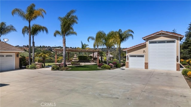 3988 Keri Way, Fallbrook, CA 92028 - view of front of house with concrete driveway and brick siding