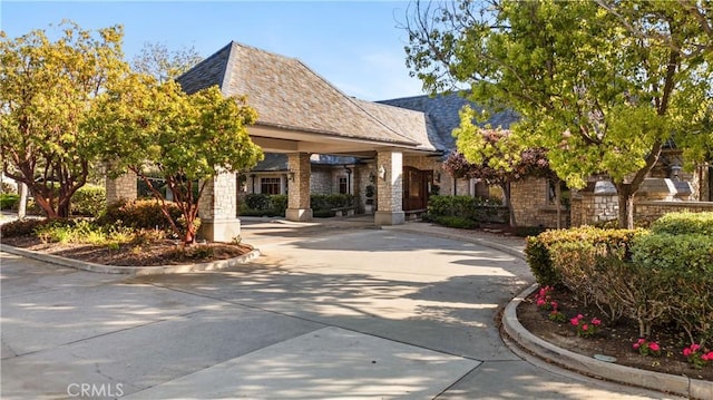 3988 Keri Way, Fallbrook, CA 92028 - view of front facade with stone siding
