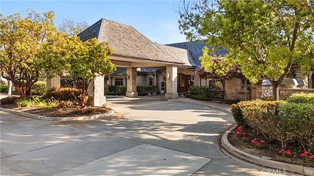 3988 Keri Way, Fallbrook, CA 92028 - view of front of house with stone siding
