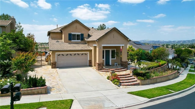 13837 Laguna St, La Mirada, CA 90638 - traditional-style house with an attached garage, stucco siding, fence, and concrete driveway