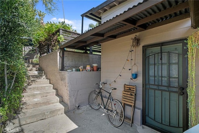 view of property entrance