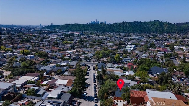 birds eye view of property featuring a residential view