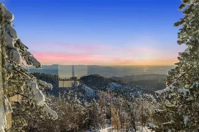 view of mountain feature