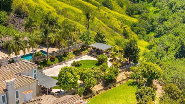 drone / aerial view