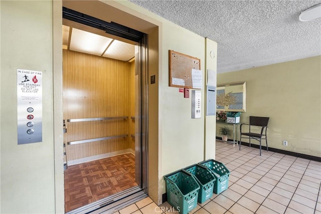 doorway to property with elevator