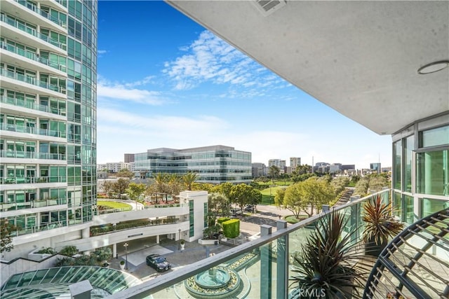 3141 Michelson Dr Unit 508, Irvine, CA 92612 - balcony featuring a view of city
