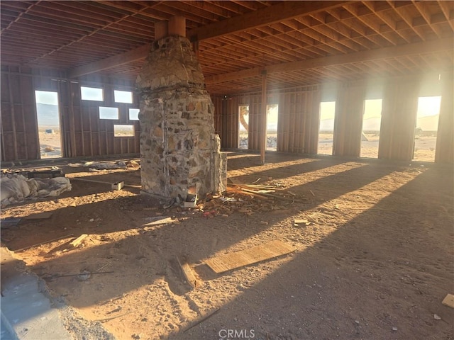 view of horse barn