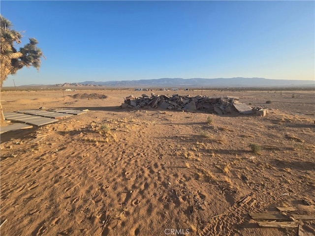 view of mountain feature