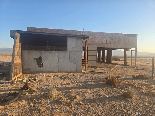 view of outdoor structure