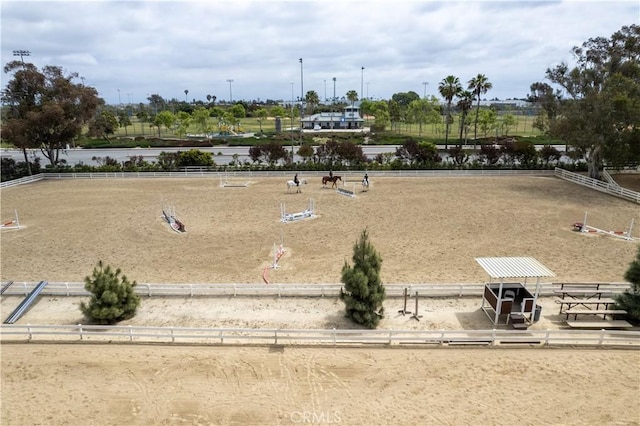 view of property's community featuring an enclosed area