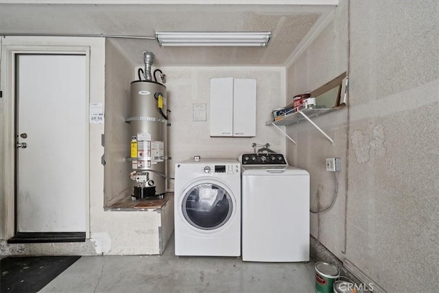 1101 Portofino Ct Unit 103, Corona, CA 92881 - laundry room featuring secured water heater and washer and dryer