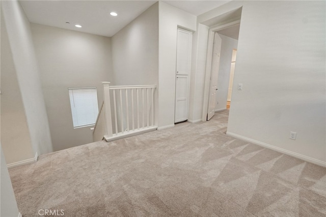 22824 W Olive Way, Canoga Park, CA 91304 - empty room featuring baseboards, carpet flooring, and recessed lighting