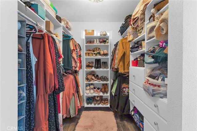 10634 Mesquite St, Oak Hills, CA 92344 - spacious closet featuring wood finished floors