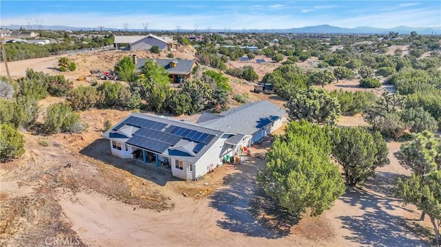 10634 Mesquite St, Oak Hills, CA 92344 - drone / aerial view featuring a mountain view