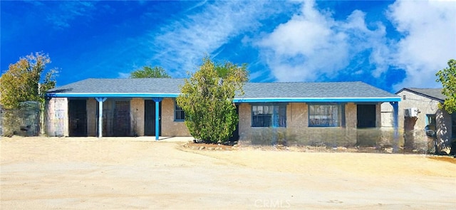 view of ranch-style home