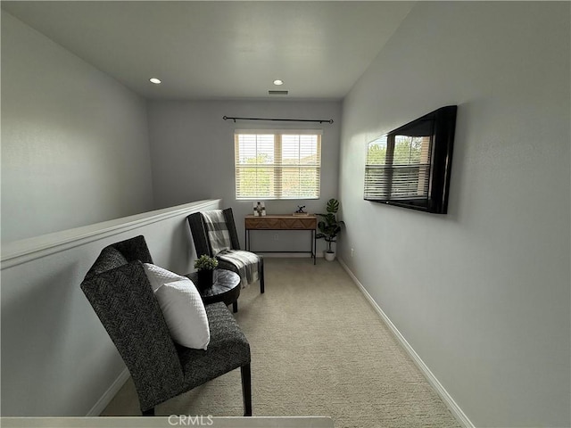24 Flowerstalk, Irvine, CA 92618 - sitting room featuring carpet flooring, recessed lighting, and baseboards
