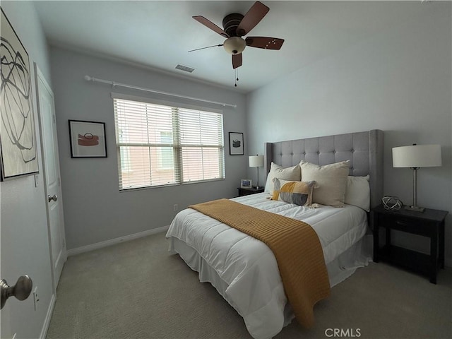 24 Flowerstalk, Irvine, CA 92618 - bedroom featuring light carpet, baseboards, and a ceiling fan