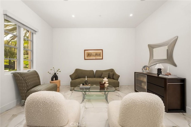 21 Alexa Ln, Ladera Ranch, CA 92694 - living room with light marble finish floors and recessed lighting