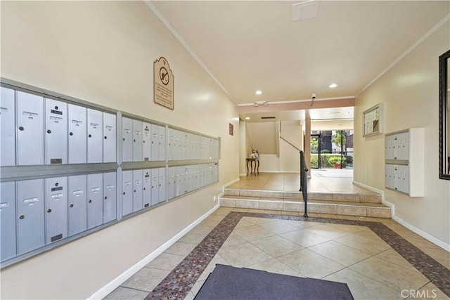 5414 Newcastle Ave Unit 66, Encino, CA 91316 - surrounding community featuring crown molding, mail area, and recessed lighting