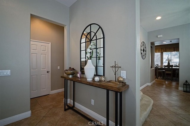 31961 Honeysuckle Cir, Winchester, CA 92596 - hall featuring tile patterned floors and baseboards