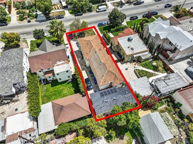 1861 S Redondo Blvd, Los Angeles, CA 90019 - aerial view with a residential view
