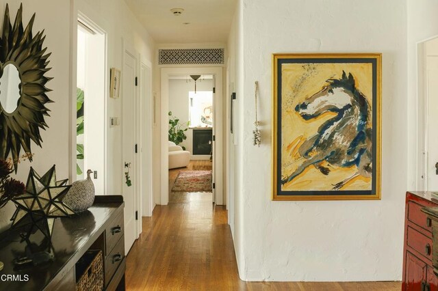 1241 Solita Rd, Pasadena, CA 91103 - hallway featuring wood finished floors