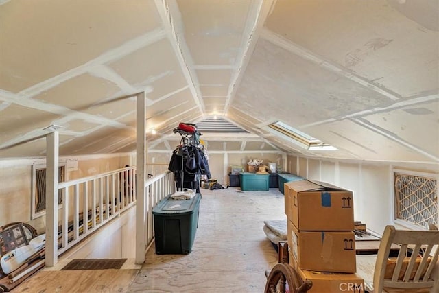 117 Maiden Ln, Avalon, CA 90704 - unfinished attic with a skylight