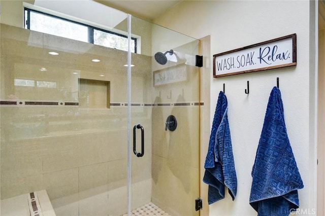 166 N Singingwood St Unit 9, Orange, CA 92869 - full bathroom with a stall shower