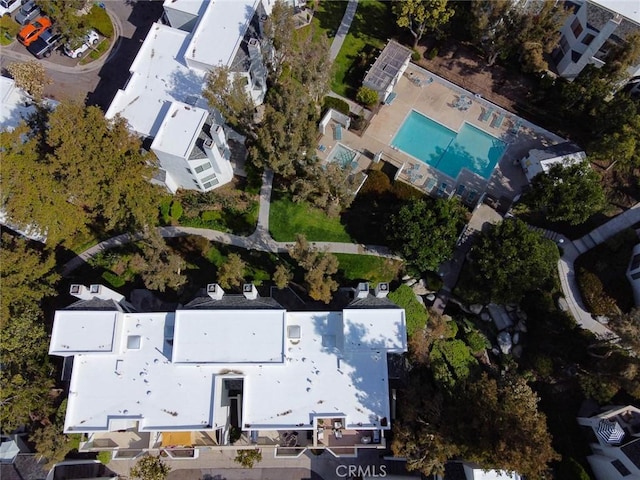 166 N Singingwood St Unit 9, Orange, CA 92869 - drone / aerial view