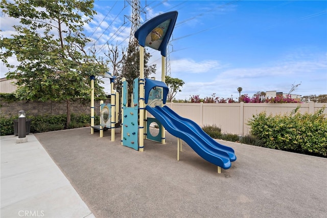 community playground featuring fence