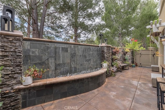27014 Monterey Ave, Valencia, CA 91355 - view of patio featuring a gate