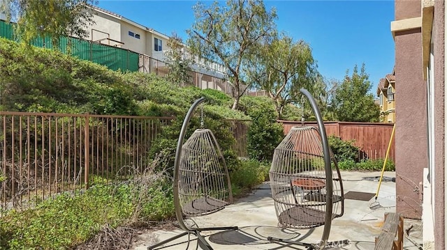 view of patio / terrace featuring a fenced backyard