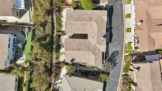 birds eye view of property featuring a residential view