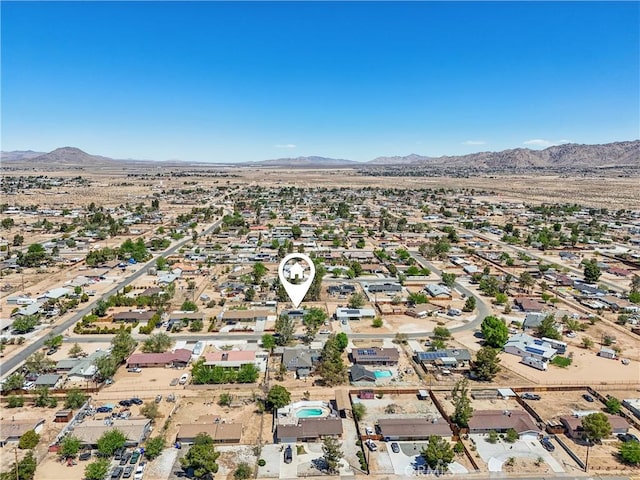 14544 Jelan Ave, Apple Valley, CA 92307 - bird's eye view with a mountain view