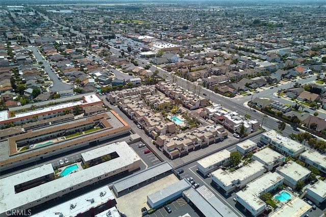 bird's eye view featuring a residential view