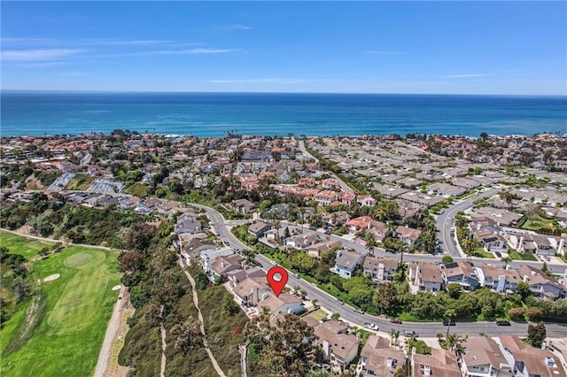 3118 Calle Grande, San Clemente, CA 92672 - birds eye view of property featuring a water view, a residential view, and view of golf course