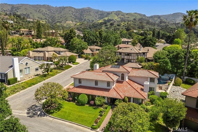 112 Morgan Ranch Rd, Glendora, CA 91741 - aerial view featuring a mountain view and a residential view