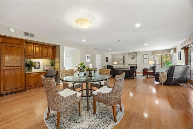 112 Morgan Ranch Rd, Glendora, CA 91741 - dining room with light wood-style floors and recessed lighting