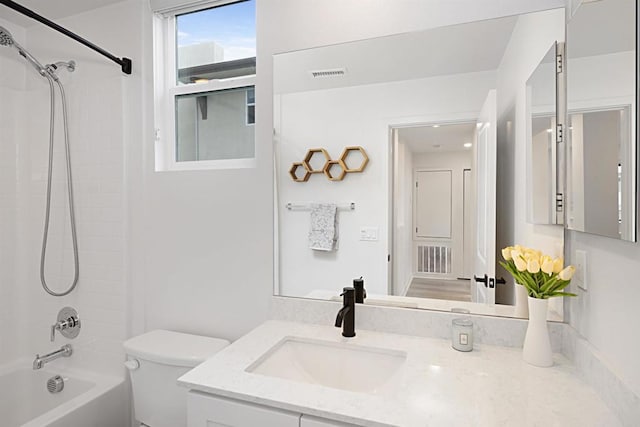 10456 Newbliss Way, Mira Mesa, CA 92126 - full bathroom with vanity, toilet, and shower / bathtub combination